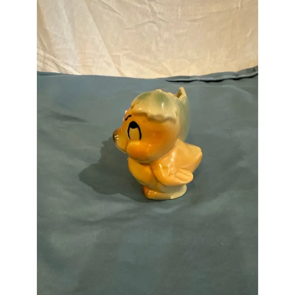 Vintage Shawnee Pottery Duckling and Cracked Egg Planter Mid Century USA Kitsch